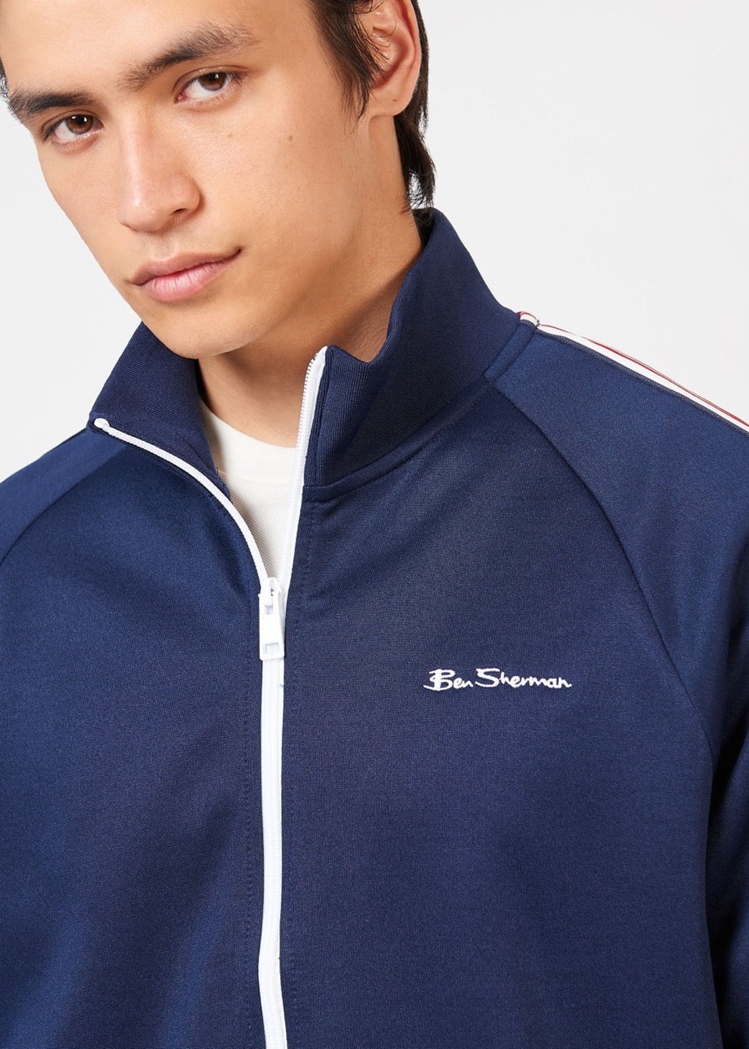 Ben Sherman Vesten  House taped track top - marine 