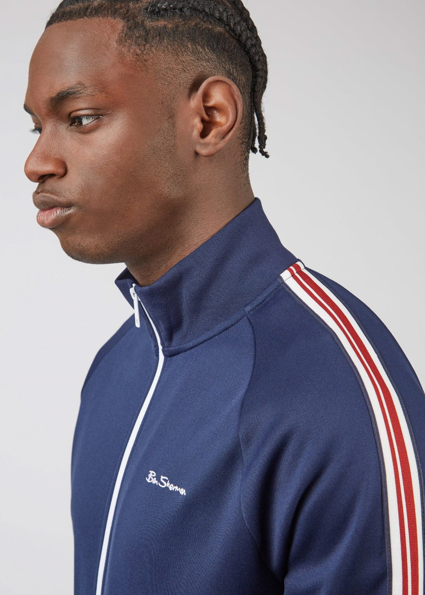 Ben Sherman Vesten  House taped track top - marine 