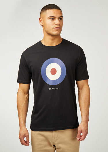 Ben Sherman T-shirts Signature target tee - black