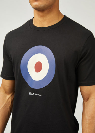 Ben Sherman T-shirts Signature target tee - black