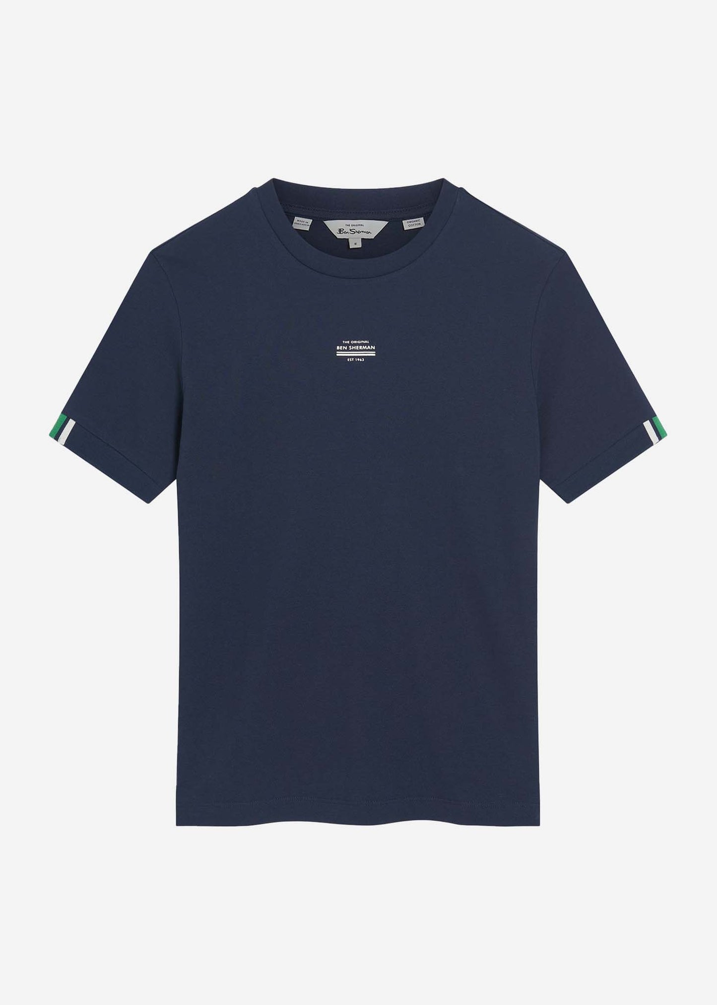 Ben Sherman T-shirts Tipped pique tee - dark navy