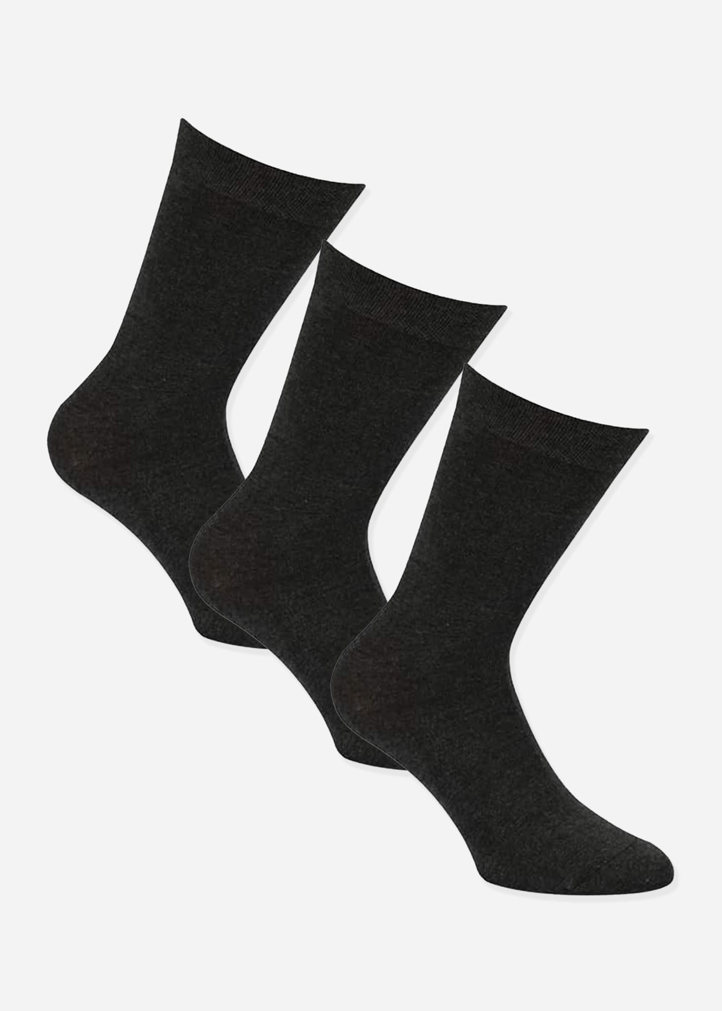 Casual Lads Sokken  3 Pack Premium Bamboo Socks - Mid Grey 