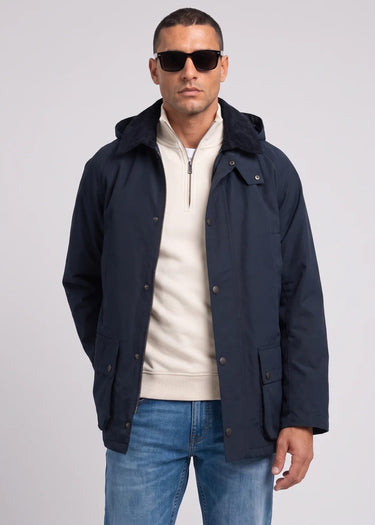 Barbour Jassen Barbour winter ashby waterproof jacket - navy