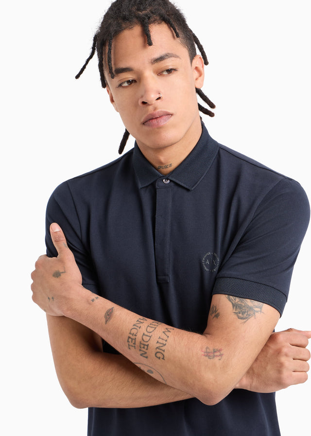 Armani Exchange Polo's Polo - navy