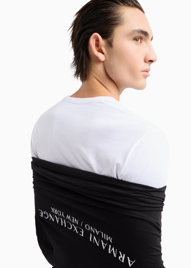 Armani Exchange T-shirts Slim fit t-shirt - black