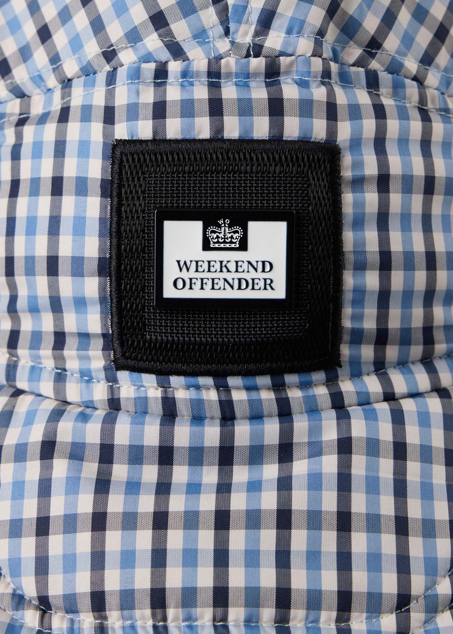 Weekend Offender Mutsen  Zabit check - blue house check 