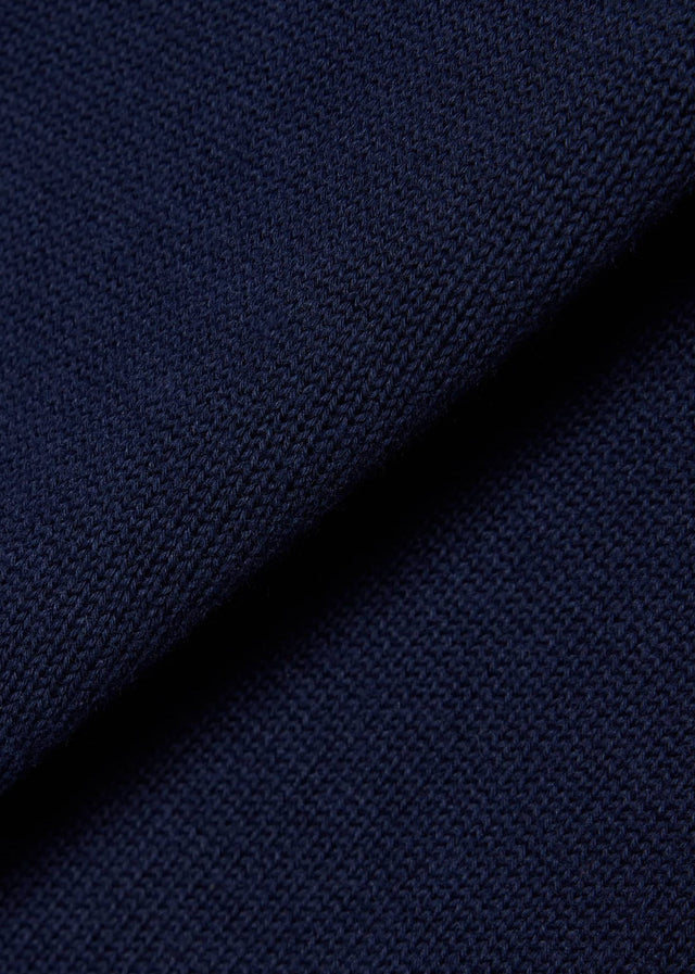 Lacoste Truien Regular fit crew neck sweater - navy blue
