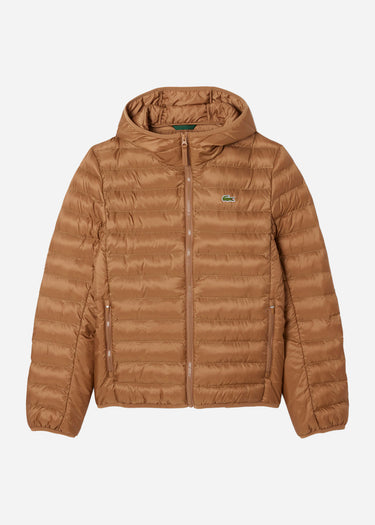 Lacoste Jassen Puffer jacket - dark tate