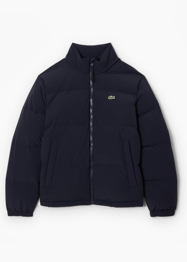 Lacoste Jassen Water-repellent packable hood down jacket - abysm