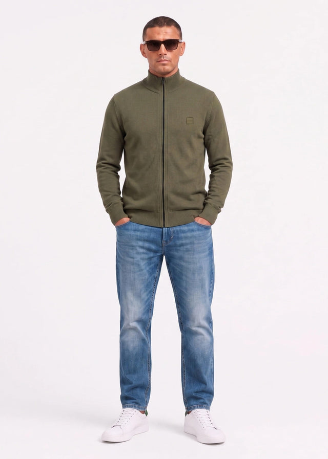 Hugo Boss Truien Kanozip s - bright green