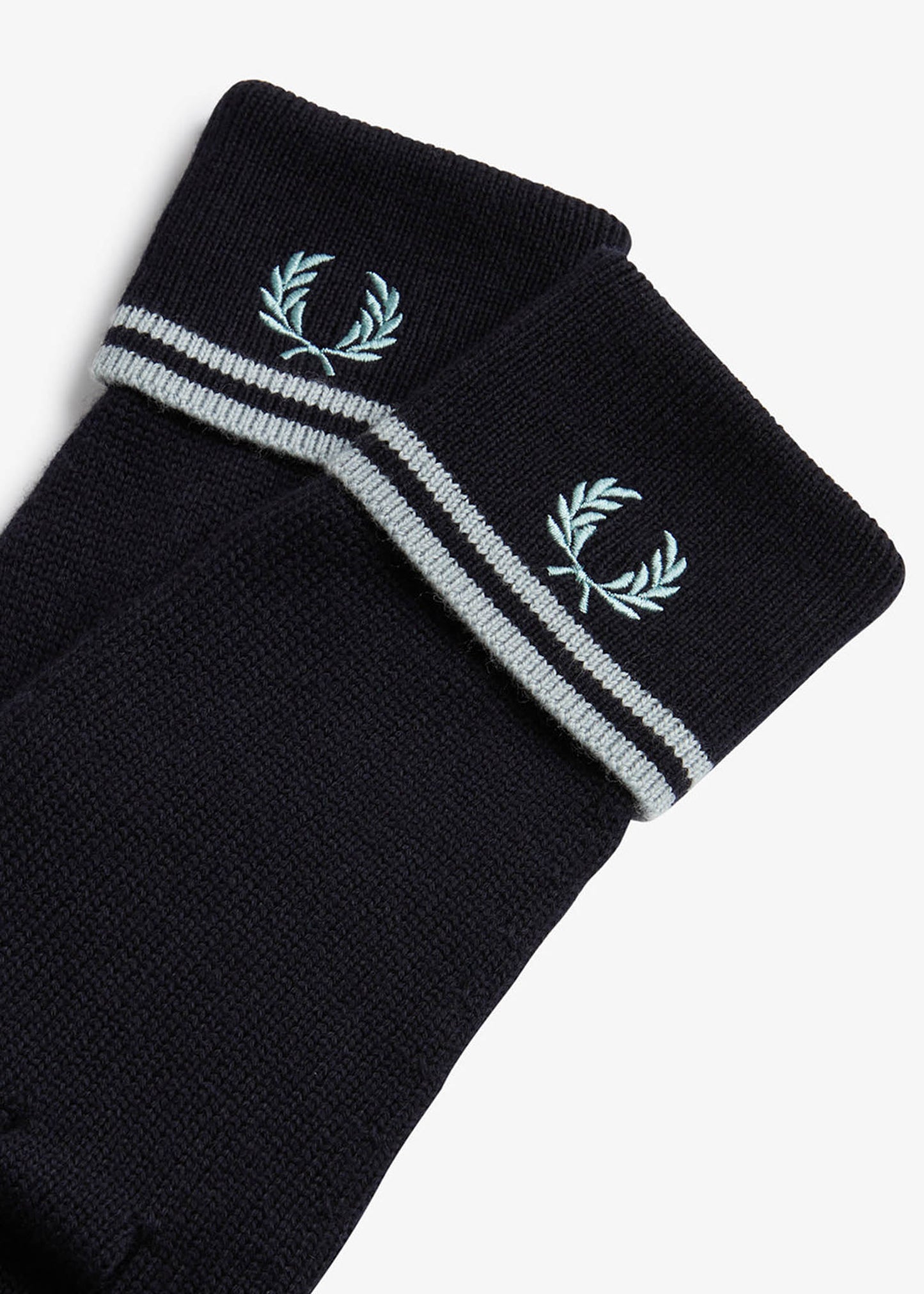 Fred Perry Handschoenen  Twin tipped merino wool gloves - navy silver blue silver blue 