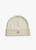 Fred Perry Mutsen  Classic beanie - oatmeal dark caramel 