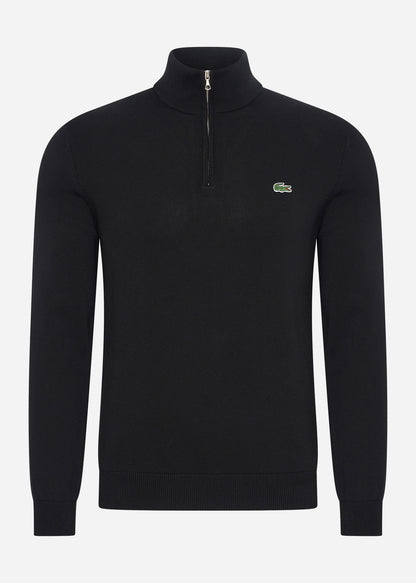 Lacoste Truien  Zip sweater - black 