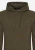 Lyle & Scott Hoodies  Tonal eagle pullover hoodie - olive 