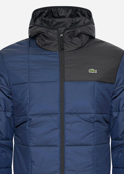 Lacoste Jassen  Puffer jacket - navy blue black 