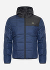 Lacoste Jassen  Puffer jacket - navy blue black 