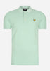 Lyle & Scott Polo's  Plain polo shirt - turquoise shadow 