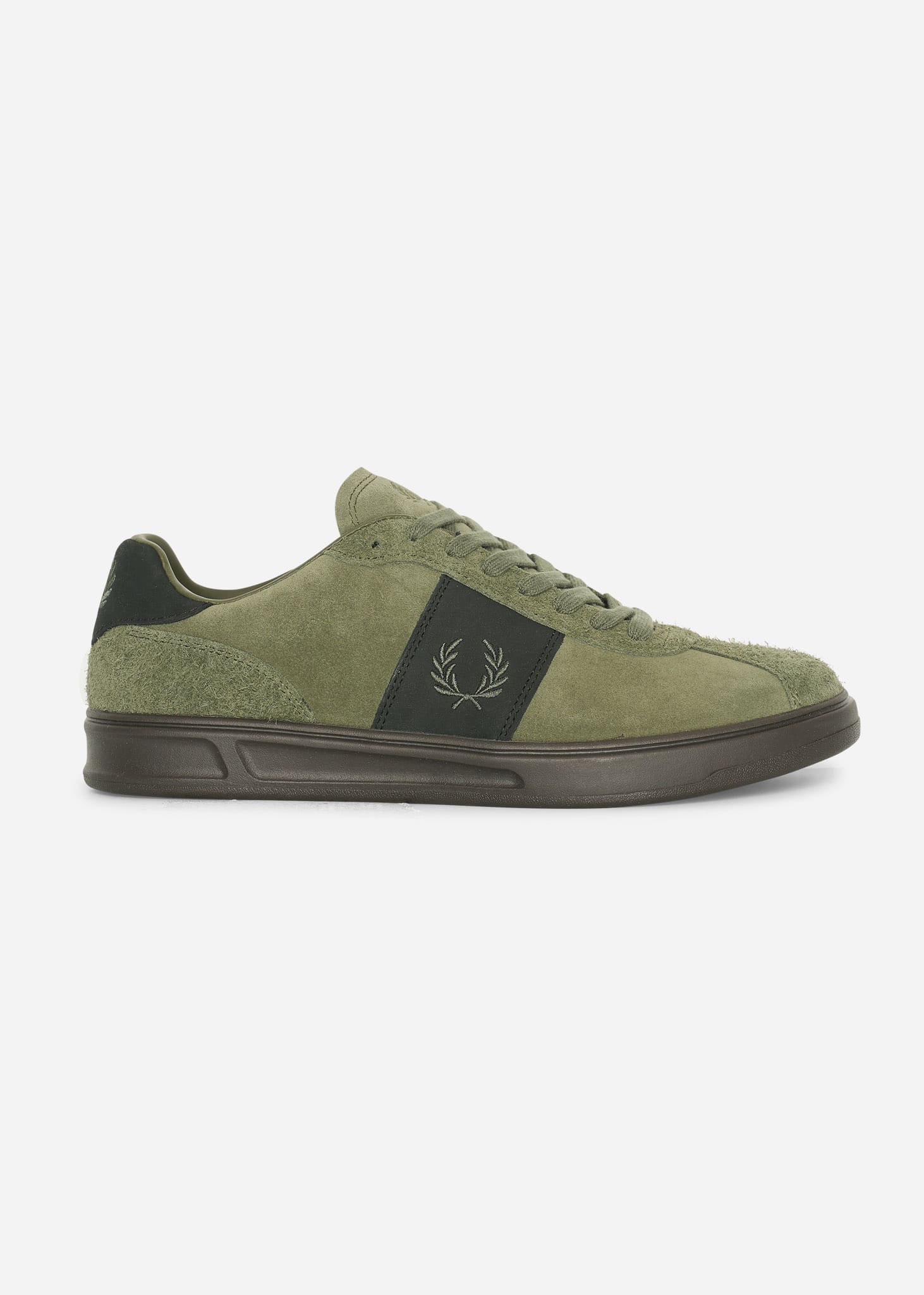 Fred Perry Schoenen  Suede - laurel wreath green limestone 