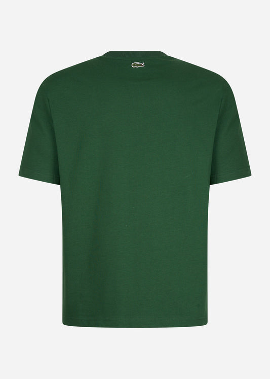 Lacoste T-shirts  Stripe t-shirt - green 