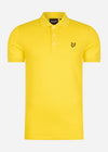 Lyle & Scott Polo's  Plain polo shirt - yellow scorch 