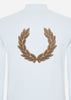 Fred Perry Truien  Laurel wreath graphic high nec - light ice 