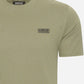 Barbour International T-shirts  Small logo tee - bleached olive 