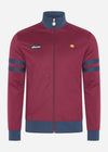 Ellesse Vesten  Roma track top - burgundy 