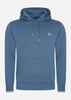 Fred Perry Hoodies  Tipped hooded sweatshirt - midnight blue light ice 