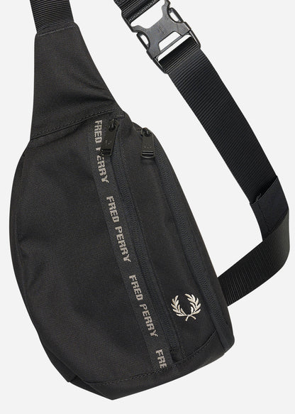 Fred Perry Tassen  Fp taped sling bag - black warm grey 