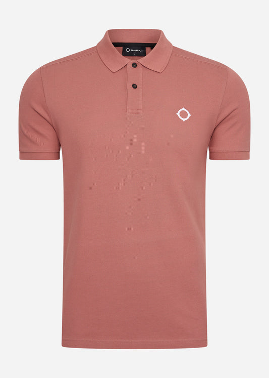 MA.Strum Polo's  SS pique polo - brick dust 