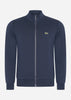 Lacoste Truien  Brushed fleece zip through sweater - Navy 