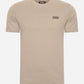 Barbour International T-shirts  Small logo tee - timberwolf 