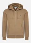 Lacoste Vesten  Zip through hoodie - cookie 