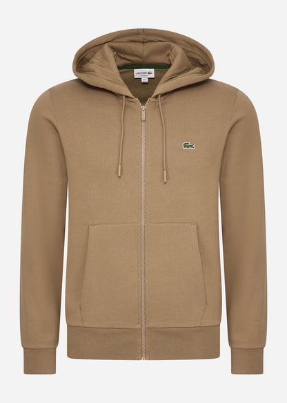 Lacoste Vesten  Zip through hoodie - cookie 