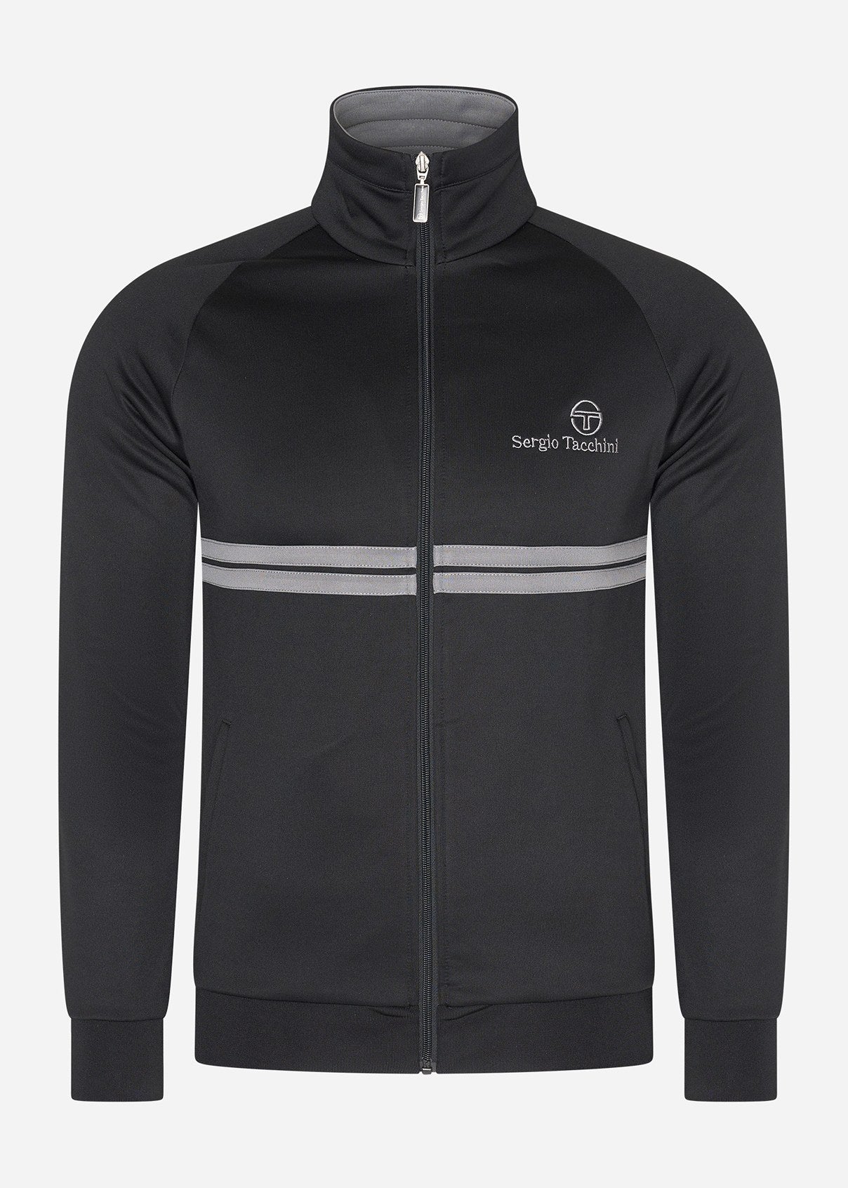 Sergio Tacchini Vesten  New dallas track top - black quiet shade 