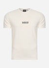 Barbour International T-shirts  Multi tee - whisper white 