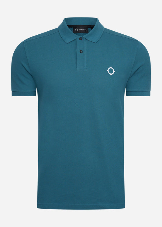 MA.Strum Polo's  SS pique polo - storm blue 