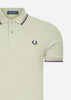 Fred Perry Polo's  Twin tipped fred perry shirt - seagrass light rust french navy 