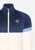 Sergio Tacchini Vesten  Orion track top - maritime blue gardenia coronet blue 282 