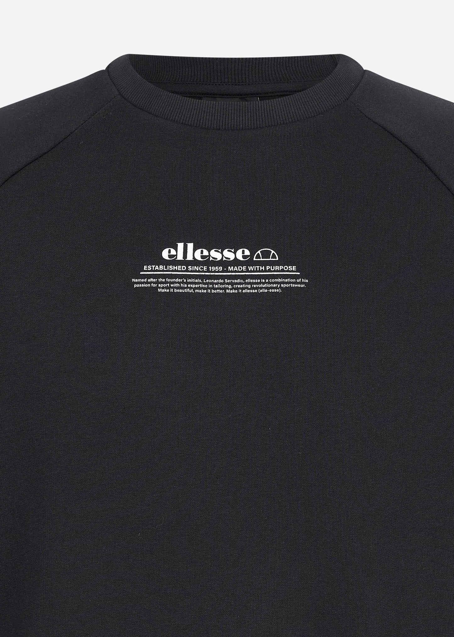 Ellesse Truien  Favaretto sweatshirt - black 