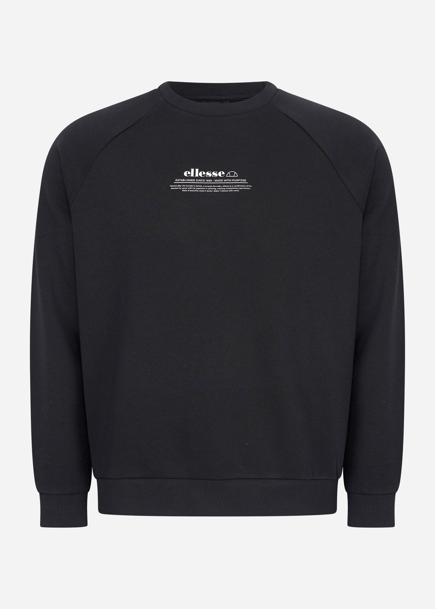 Ellesse Truien  Favaretto sweatshirt - black 