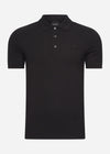 Lyle & Scott Polo's  Tonal eagle polo shirt - jet black 