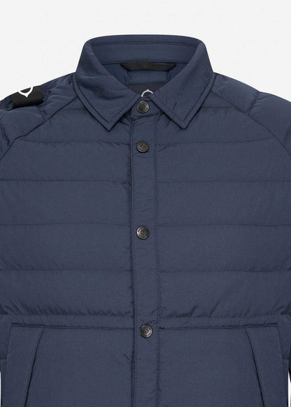 MA.Strum Jassen  Down overshirt jacket - ink navy 