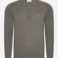 Farah Polo's  Sweater hamlet knit ls polo - charcoal 