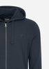 Lyle & Scott Vesten  Tonal eagle zip through hoodie - dark navy 