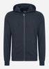 Lyle & Scott Vesten  Tonal eagle zip through hoodie - dark navy 