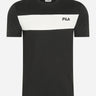 Fila T-shirts  Lankaran blocked tee - black bright white 