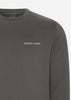 Lyle & Scott Truien  Embroidered crew neck sweatshirt - gunmetal cove 