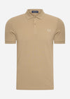 Fred Perry Polo's  Plain fred perry shirt - warmstone oatml 