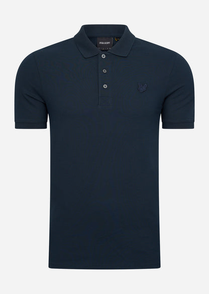 Lyle & Scott Polo's  Tonal eagle polo shirt - dark navy 